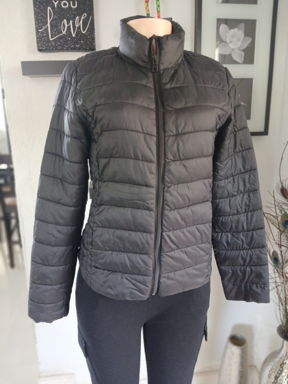Primark Black Quilted Jacket
